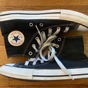 Converse Kids Black High-Top Sneakers